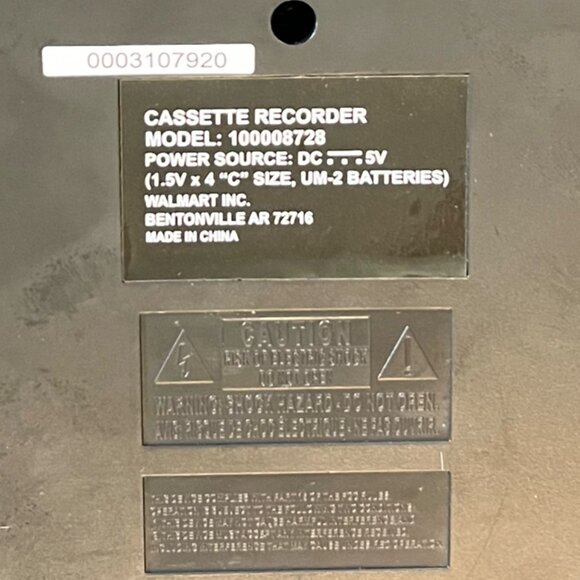 Cassette Player & Recorder - Picture 11 of 11